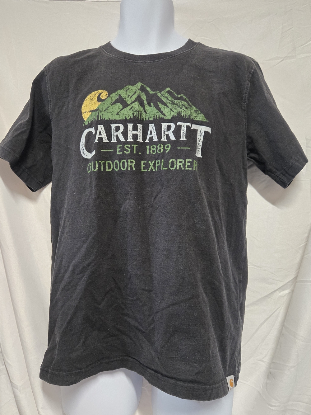 Carhartt Men's Black 'Outdoor Explorer' Graphic T-Shirt